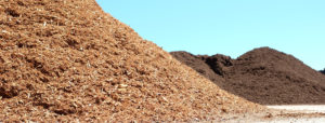 Hemlock Mulch (Red) and Black Mulch Bangor Maine