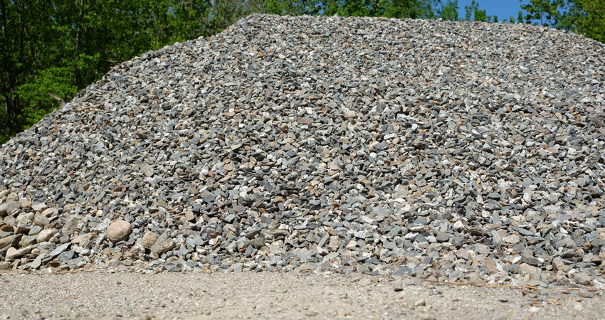Bangor, Maine Landscaping Crushed Stone.