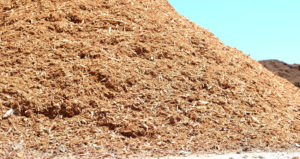 Bangor, Maine Landscaping Red Mulch.